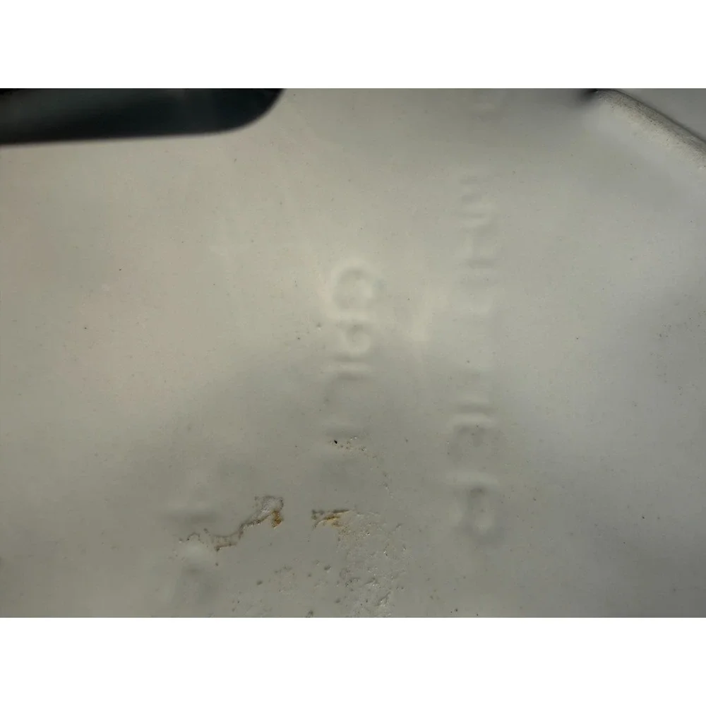 Vintage White Ceramic Lotus Serving Platter Flower-shaped‎ Decorative 13inches